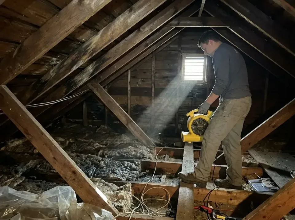 attic-water-damage-drying-proc-007 — frequently asked questions, Emergency Water Extraction & 24/7 Flood Response in Doctor…